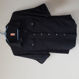 lucy 3/4 sleeve button-down shirt